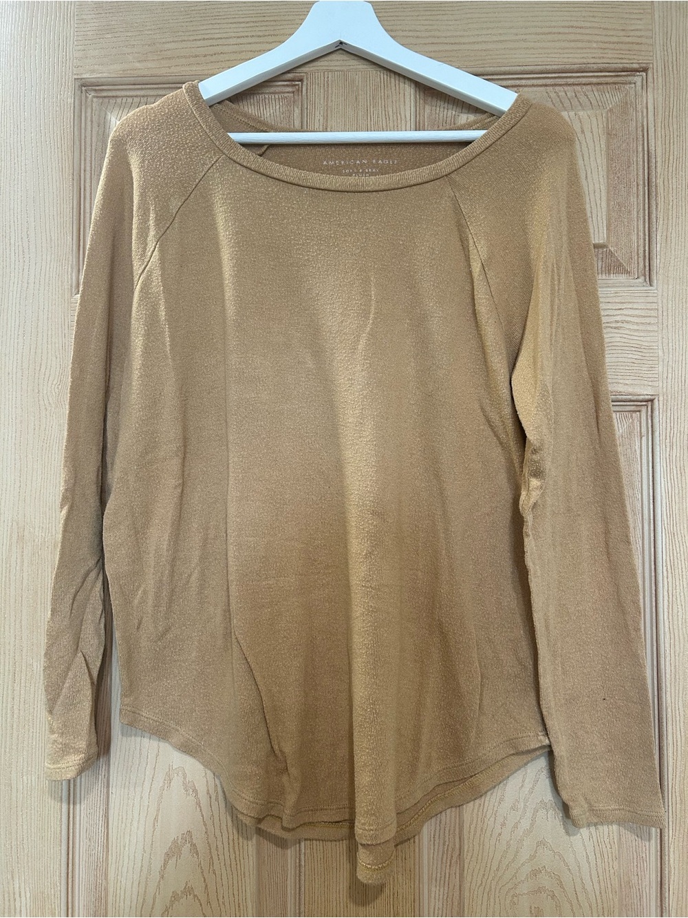 American Eagle yellow Long Sleeve Top